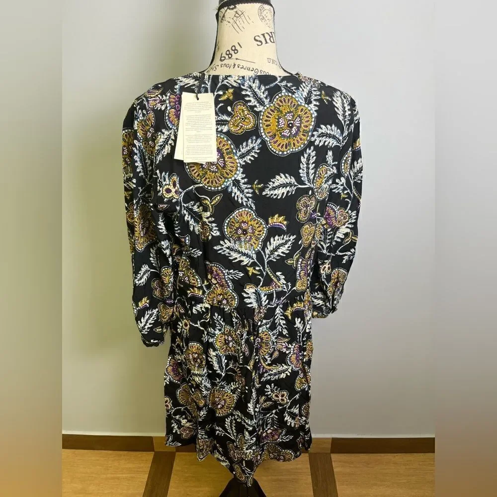 BA&SH
Volver gathered floral-print crepe mini dress NWT Size M - Picture 4 of 8
